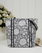 Handcrafted Quilted Cotton Tote Bag – Eco-Friendly, Spacious & Durable